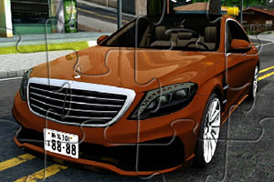 奔驰S300汽车拼图