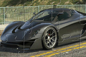 黑色保时捷拼一拼