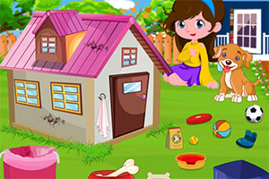 整理小狗的房子