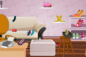 时尚鞋店找物品