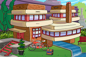 阳台逃生的男孩