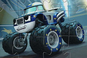 星星怪物卡车拼图