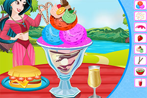 茉莉制作冰淇淋