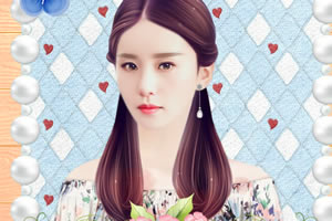 天使的幸福手绘大头贴