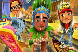 地铁冲浪者拼图