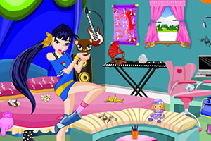 魔法俏佳人打扫房间