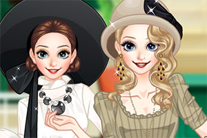 华丽的优雅女孩