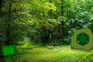 逃离危险的河岸