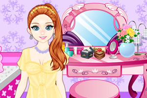 居家女孩的梳妆台