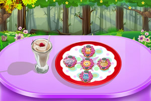 婴儿的动物饼干