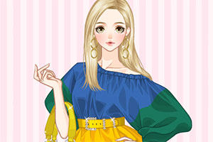 时尚女白领装扮