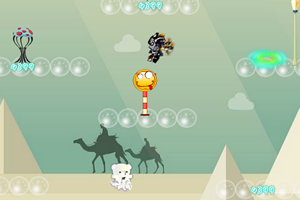 小雪熊和蒸汽机器人