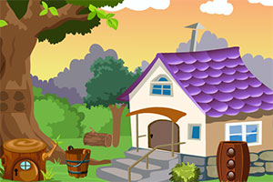 可爱的小浣熊逃脱