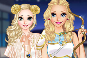 美丽的星座女孩