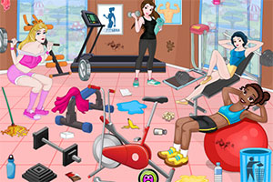 公主健身房的清洁