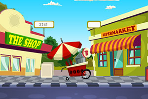 逃离热闹的超市