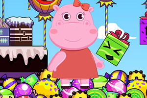 河马宝宝打糖果人