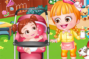 可爱宝贝当保姆