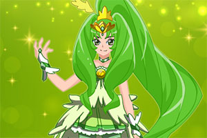 俏丽女孩的装扮