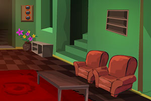 逃离绿色旧房屋