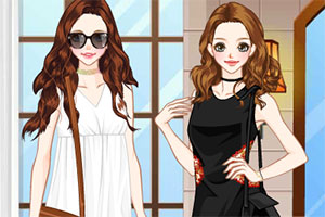 姐妹的时尚装扮