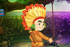 救援印第安男孩