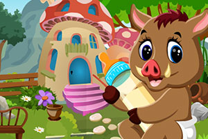 救援可爱的野猪