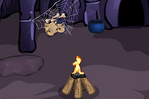 逃离女巫的洞穴