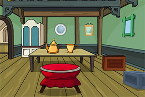 逃出优雅卡通房间