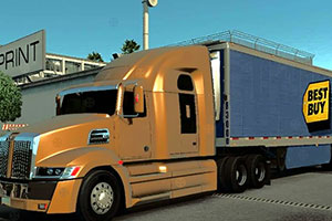 大型货物卡车找轮胎