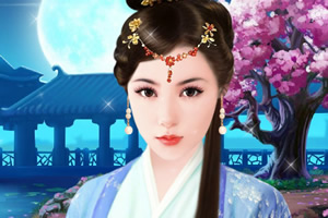 佳人美颜庆中秋