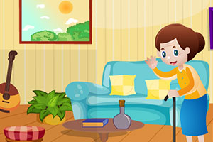 救援可爱的老奶奶