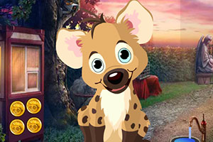 救援可爱的鬣狗