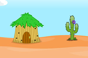 逃离干燥的沙漠