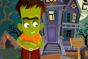 救援绿色的僵尸