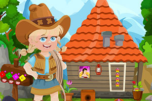 救援可爱女牛仔