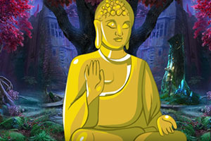 逃离幽静的寺庙