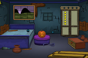 逃离万圣节派对现场