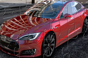 特斯拉轿车拼图