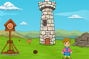 寻找小男孩的帽子