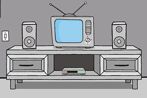 逃离黑白小房屋