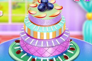 水果巧克力蛋糕烹饪