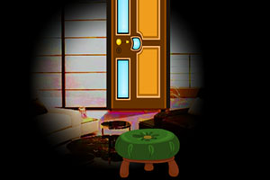 逃离停电的房屋