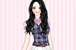 漂亮小女生的装扮