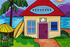 救援受困的小鸟