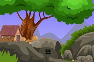 泥房子兔子逃跑