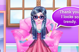 角色扮演女孩美发