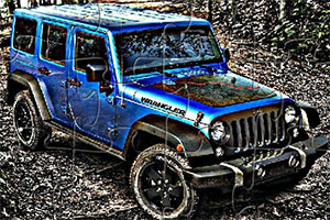 牧马人黑熊拼图