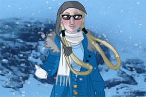 冬季女孩的装扮