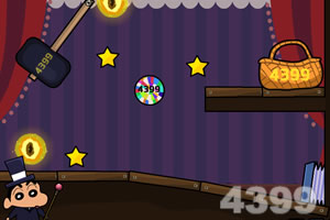 蜡笔小新魔术表演